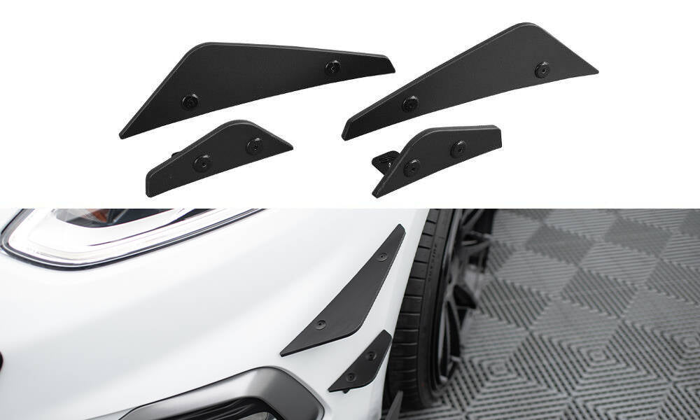 Maxton Design - Stoßstangen Flaps Wings vorne Canards für Ford Fiesta Mk8 ST/ ST - Line - Aerowerk.