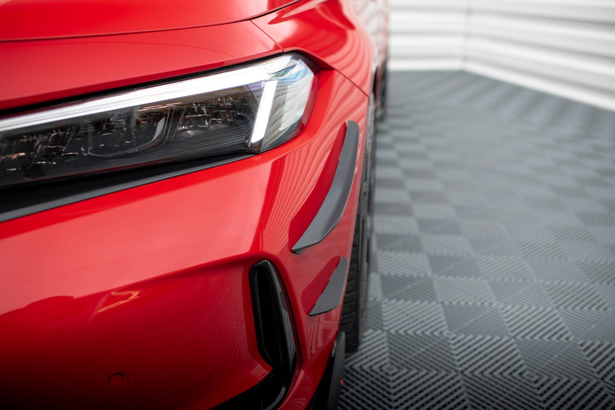 Maxton Design - Stoßstangen Flaps Wings vorne Canards für Honda Civic Type - R Mk 11 - Aerowerk.