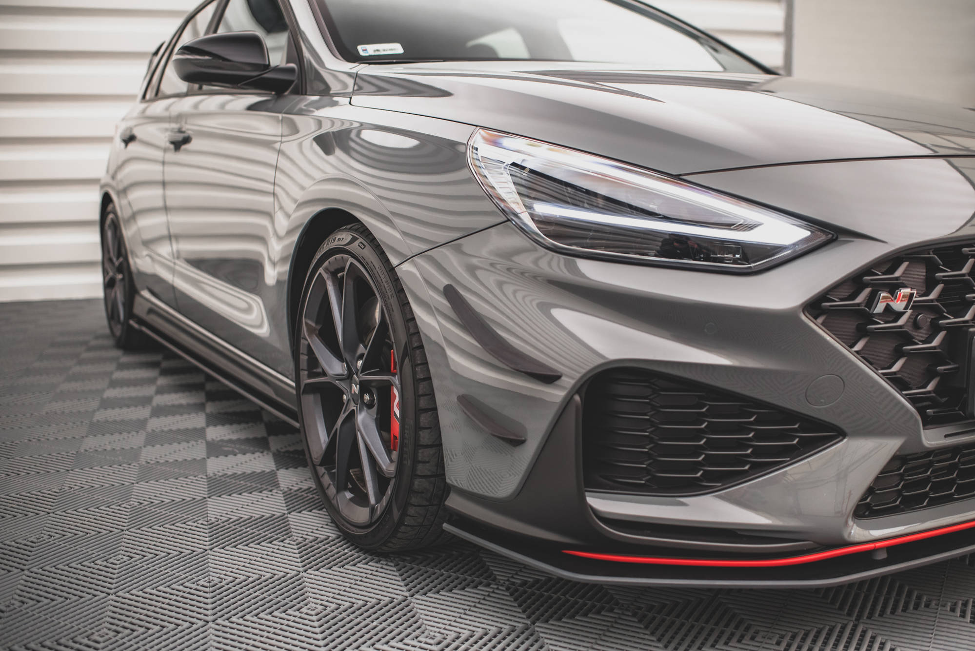 Maxton Design - Stoßstangen Flaps Wings vorne Canards für Hyundai I30 N / I30 N - Line Hatchback/Fastback Mk3 Facelift - Aerowerk.