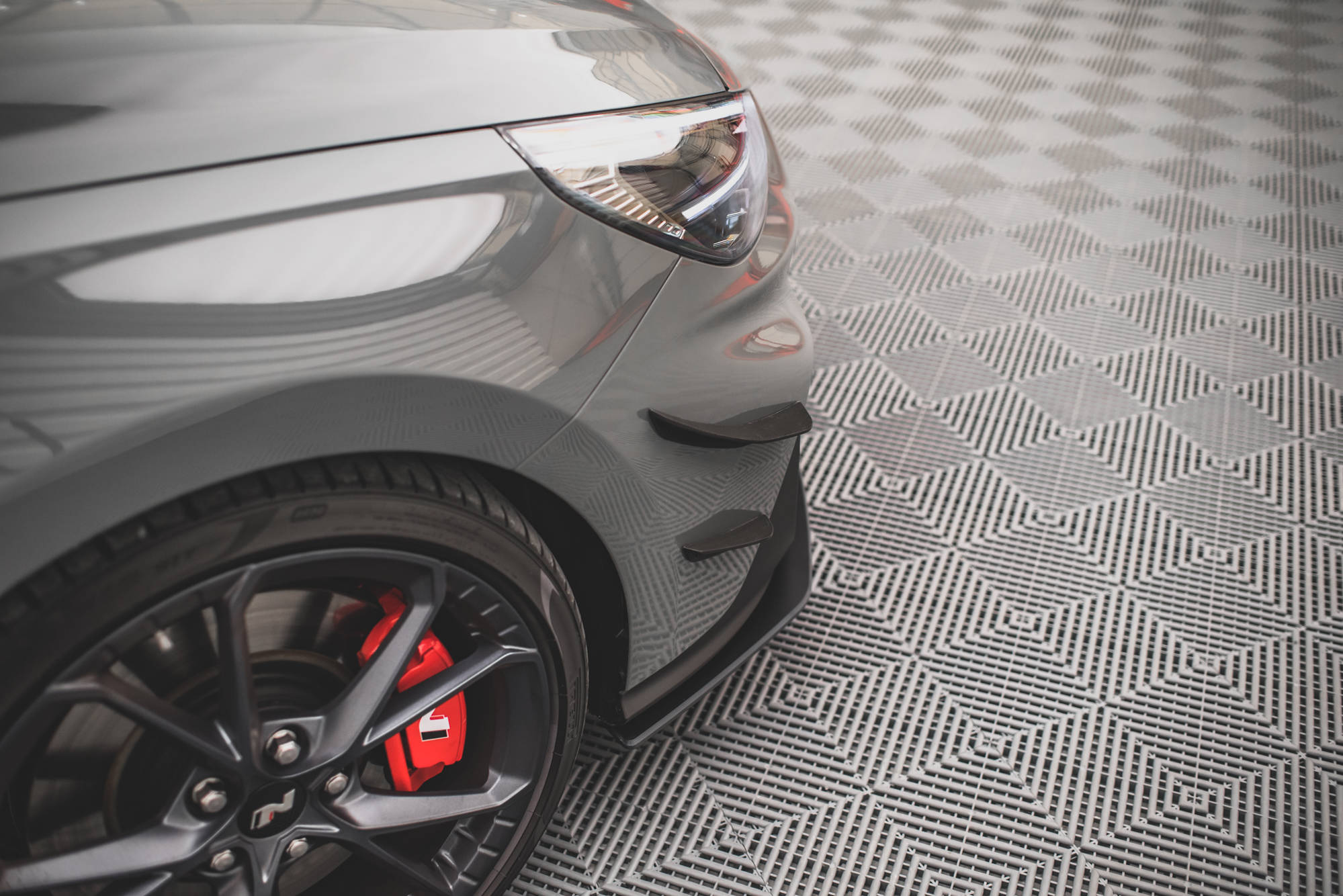 Maxton Design - Stoßstangen Flaps Wings vorne Canards für Hyundai I30 N / I30 N - Line Hatchback/Fastback Mk3 Facelift - Aerowerk.