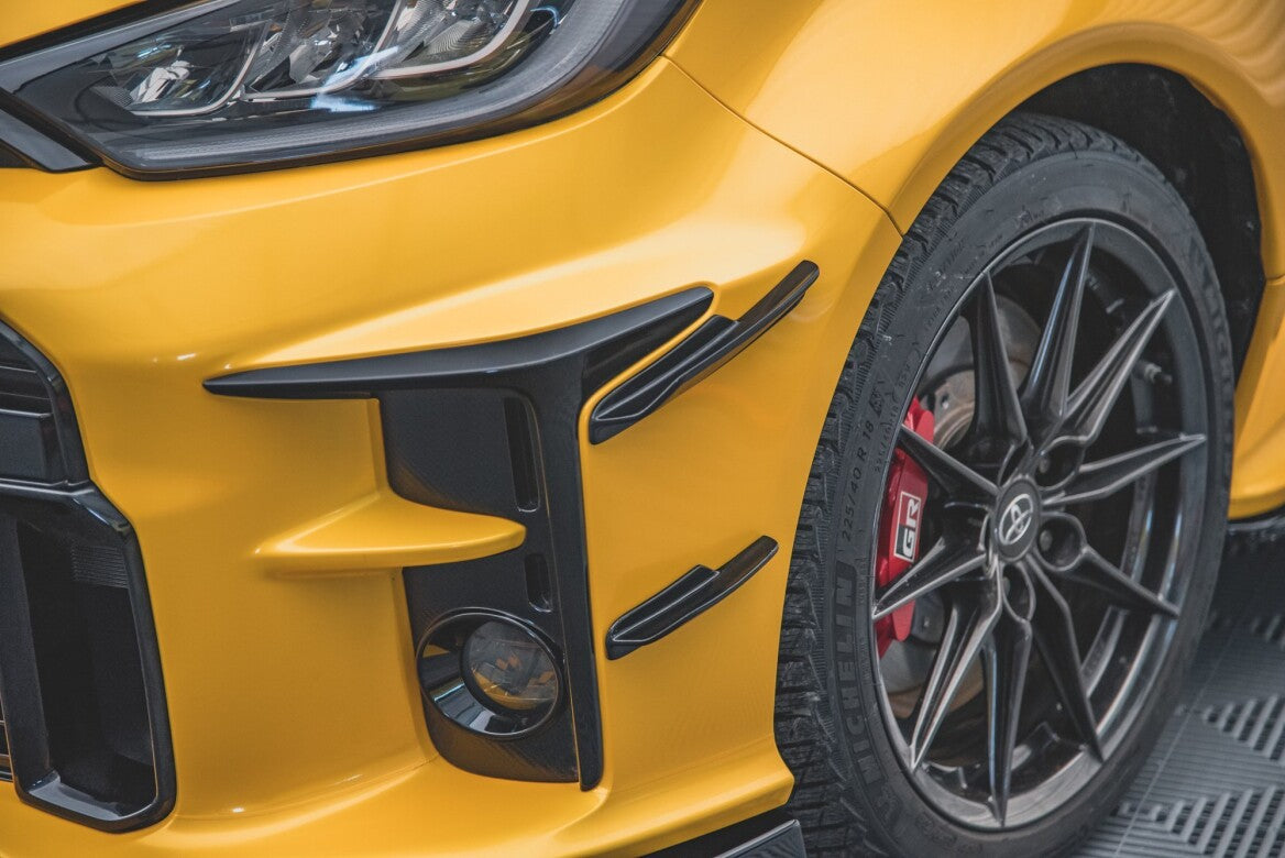 Stoßstangen Flaps Wings vorne Canards für Toyota GR Yaris - Aerowerk.