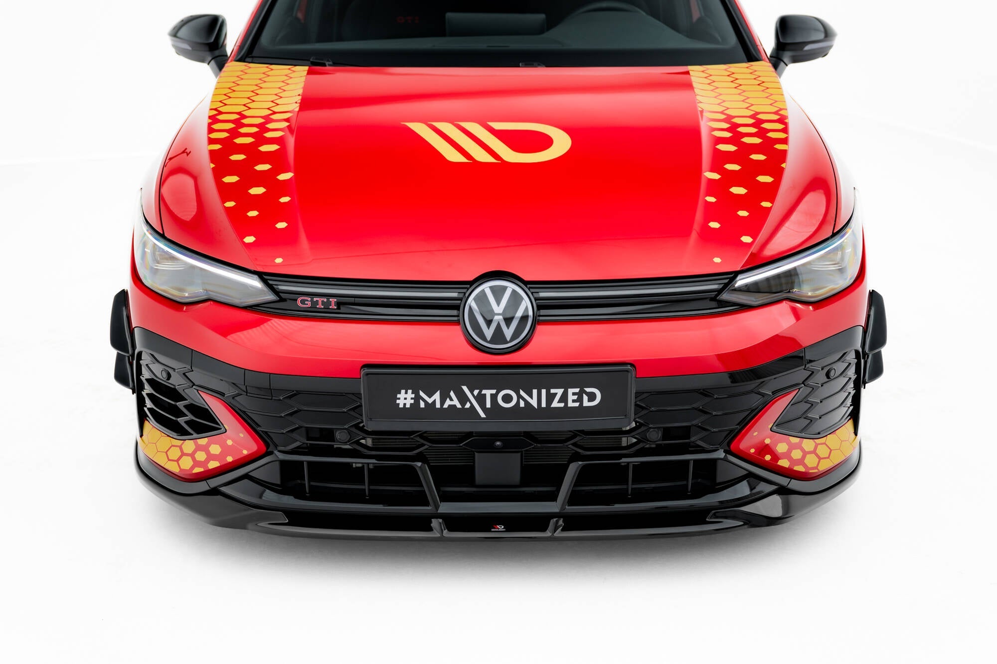 Maxton Design - Stoßstangen Flaps Wings vorne Canards für VW Golf GTI Clubsport Mk8 Facelift - Aerowerk.