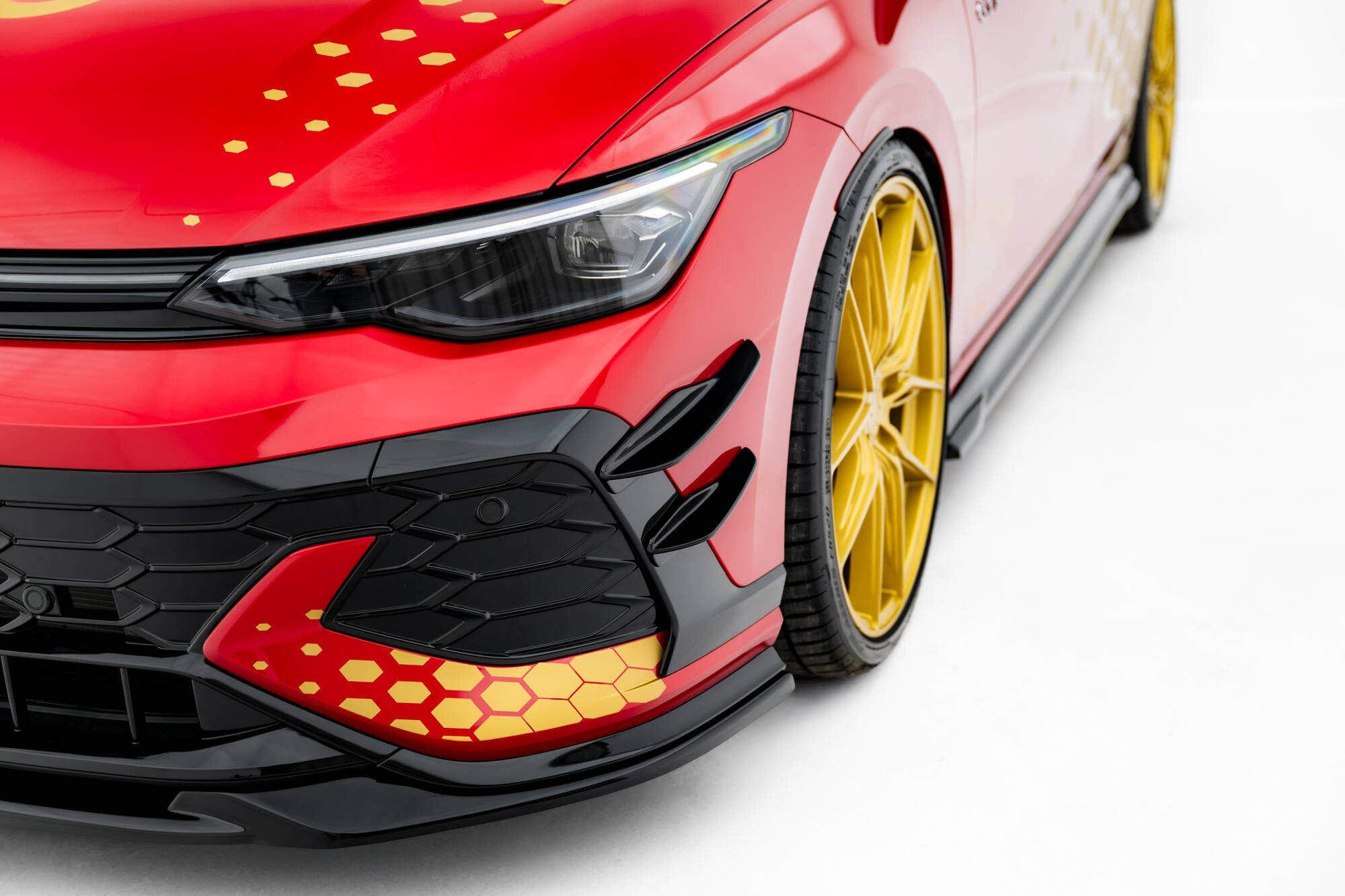 Maxton Design - Stoßstangen Flaps Wings vorne Canards für VW Golf GTI Clubsport Mk8 Facelift - Aerowerk.