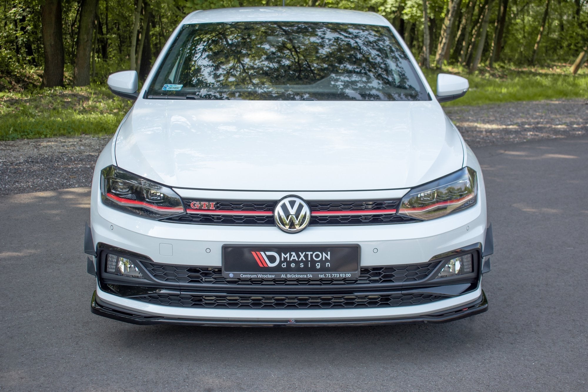 Maxton Design - Stoßstangen Flaps Wings vorne Canards für VW Polo GTI Mk6 - Aerowerk.
