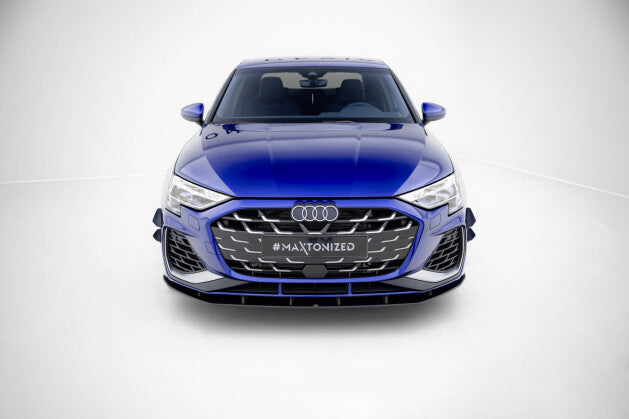 Street Pro Cup Spoilerlippe Front Ansatz für Audi S3 / A3 S-line 8Y Facelift - Aerowerk.