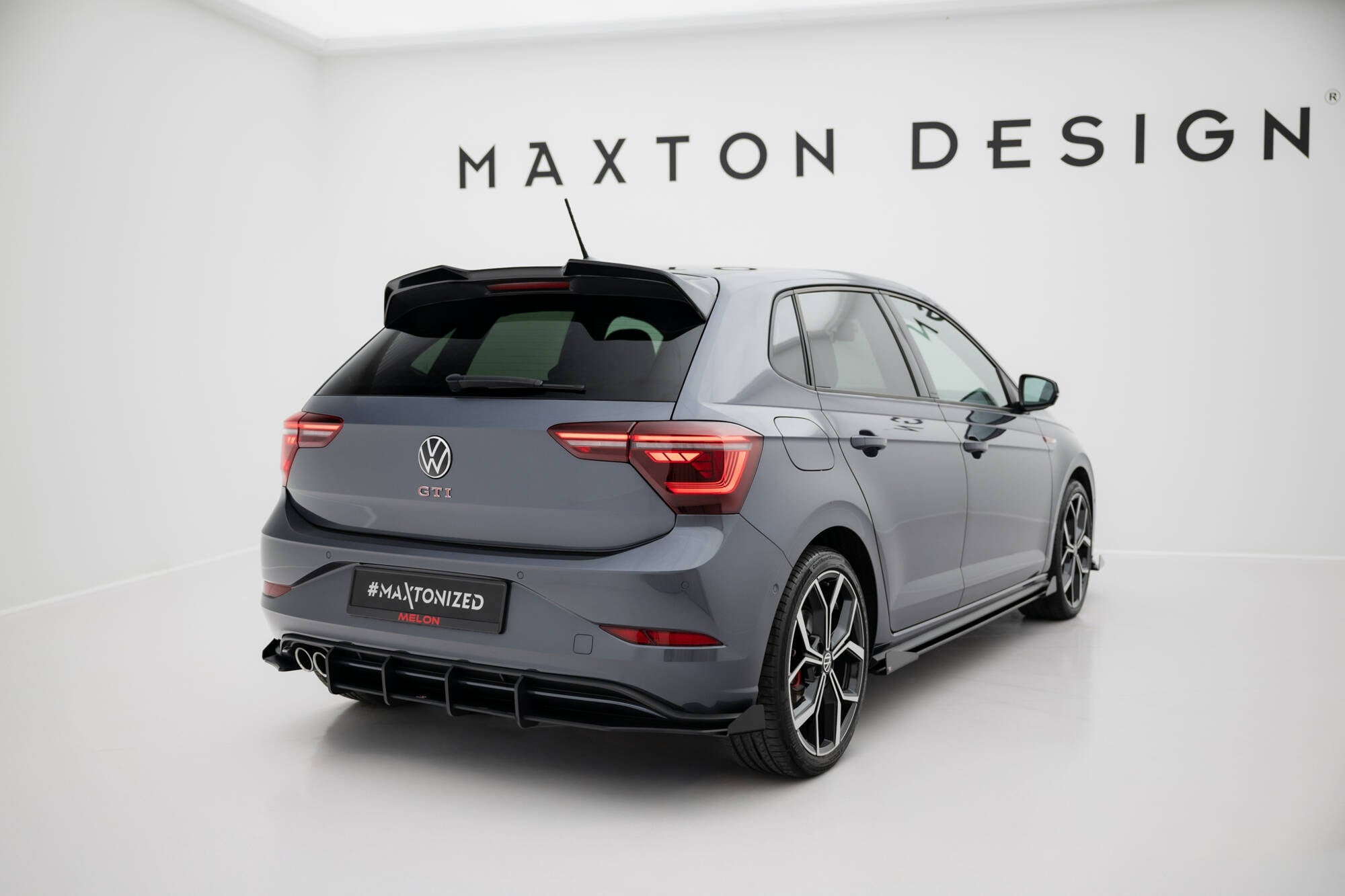 Maxton Design - Street Pro Diffusor + Flaps für VW Polo GTI Mk6 Facelift - Aerowerk.