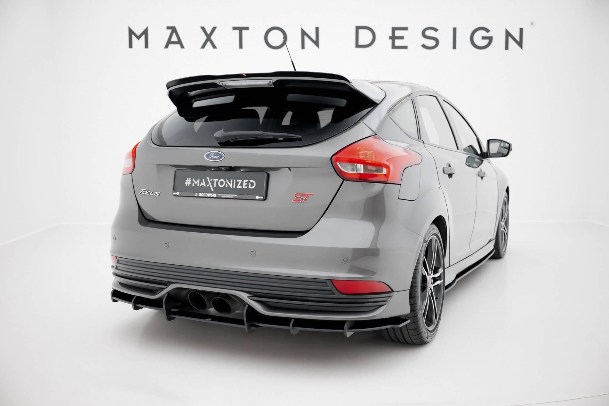 Maxton Design - Street Pro Diffusor für Ford Focus ST Mk3 Facelift - Aerowerk.