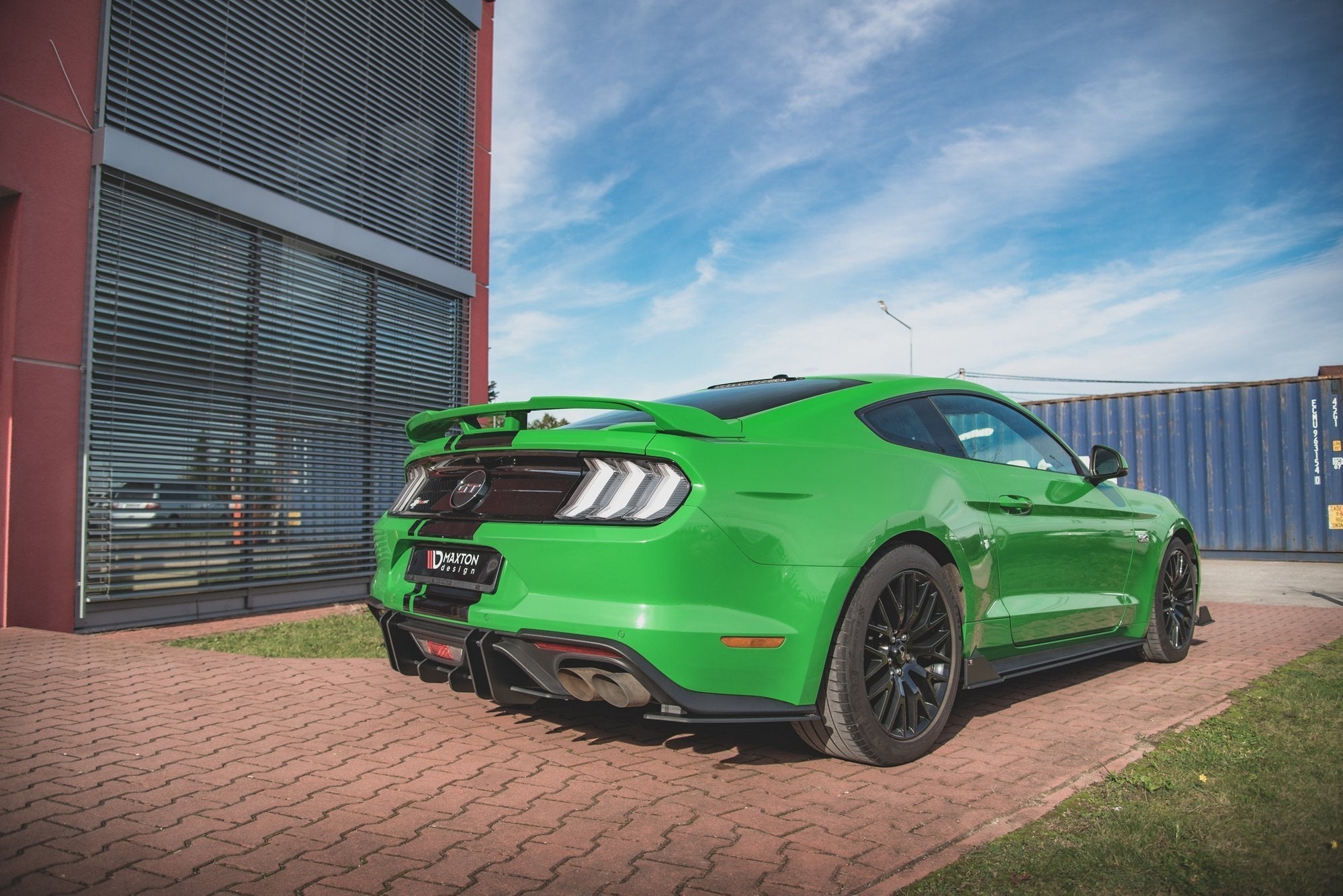 Maxton Design - Street Pro Diffusor für Ford Mustang GT Mk6 Facelift - Aerowerk.