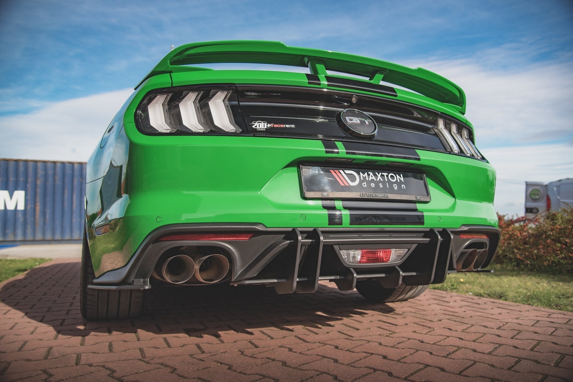 Maxton Design - Street Pro Diffusor für Ford Mustang GT Mk6 Facelift - Aerowerk.
