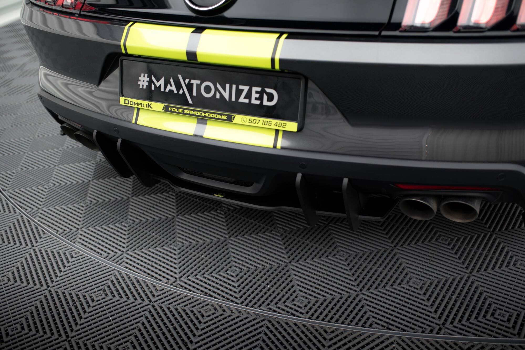Maxton Design - Street Pro Diffusor für Ford Mustang GT Mk6 Roush Performance - Aerowerk.