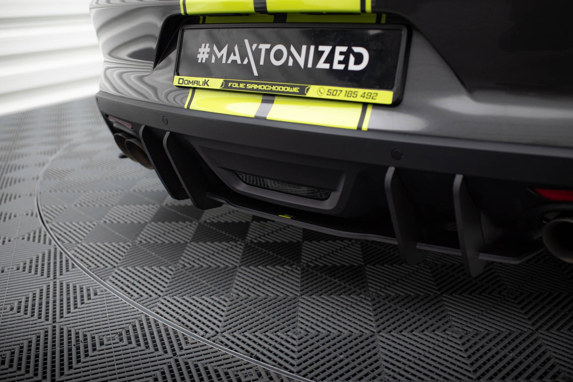 Maxton Design - Street Pro Diffusor für Ford Mustang GT Mk6 Roush Performance - Aerowerk.