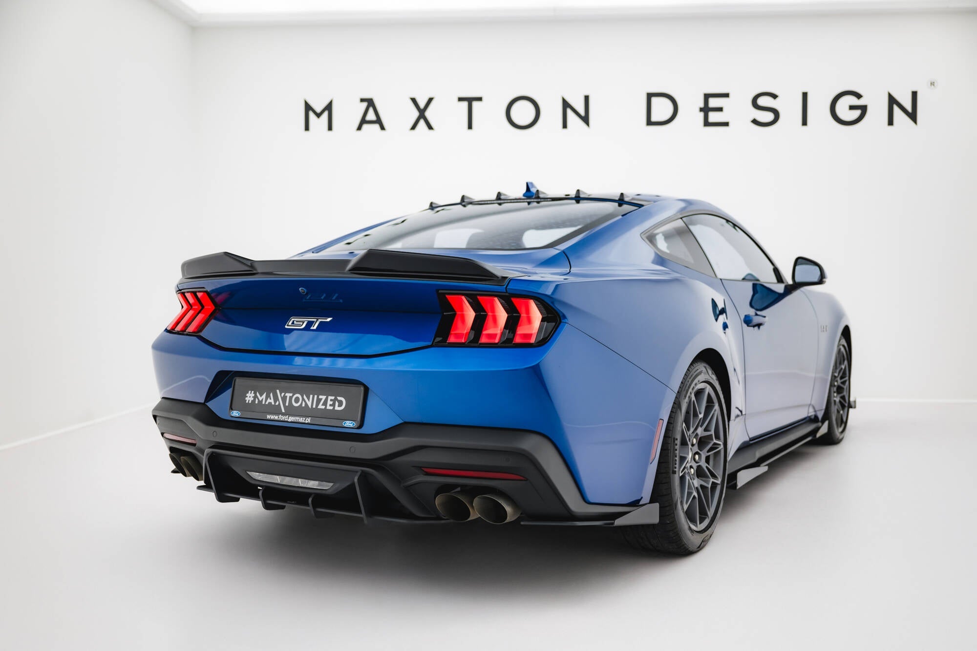 Maxton Design - Street Pro Diffusor für Ford Mustang GT Mk7 - Aerowerk.