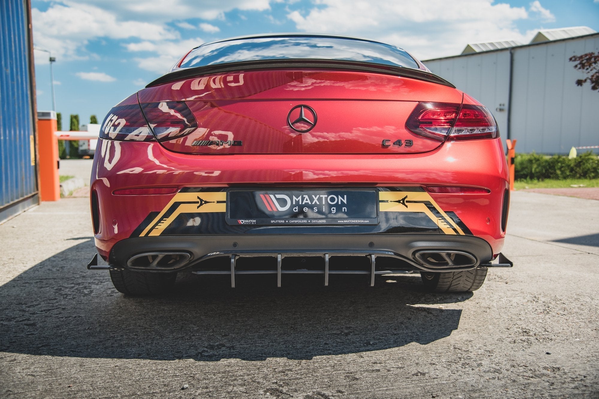 Maxton Design - Street Pro Diffusor für Mercedes - AMG C43 Coupe C205 - Aerowerk.