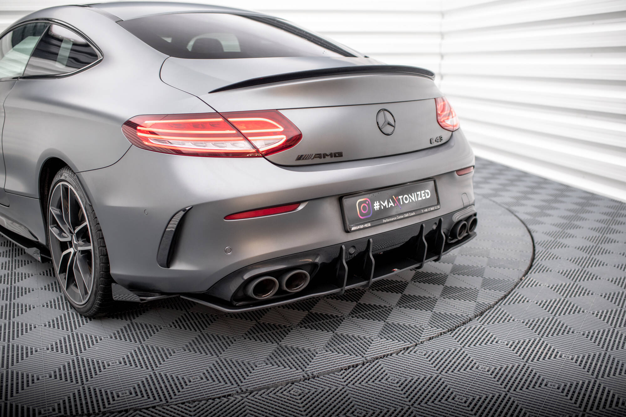 Maxton Design - Street Pro Diffusor für Mercedes - AMG C43 Coupe / Cabrio C205 Facelift / A205 Facelift - Aerowerk.