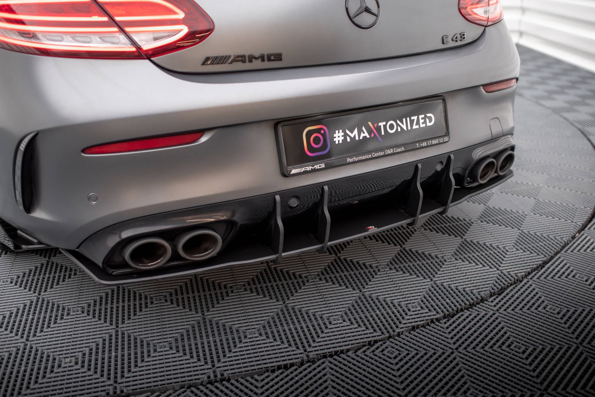 Maxton Design - Street Pro Diffusor für Mercedes - AMG C43 Coupe / Cabrio C205 Facelift / A205 Facelift - Aerowerk.
