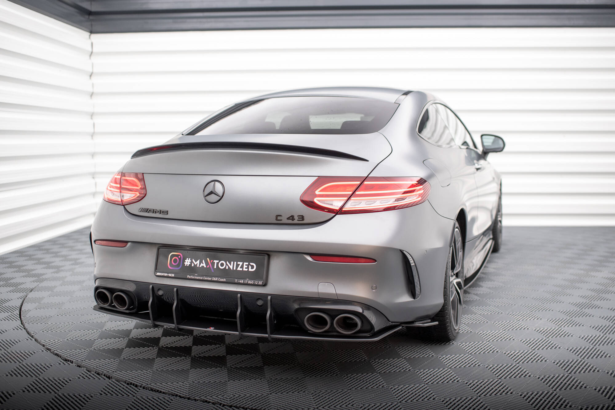 Maxton Design - Street Pro Diffusor für Mercedes - AMG C43 Coupe / Cabrio C205 Facelift / A205 Facelift - Aerowerk.