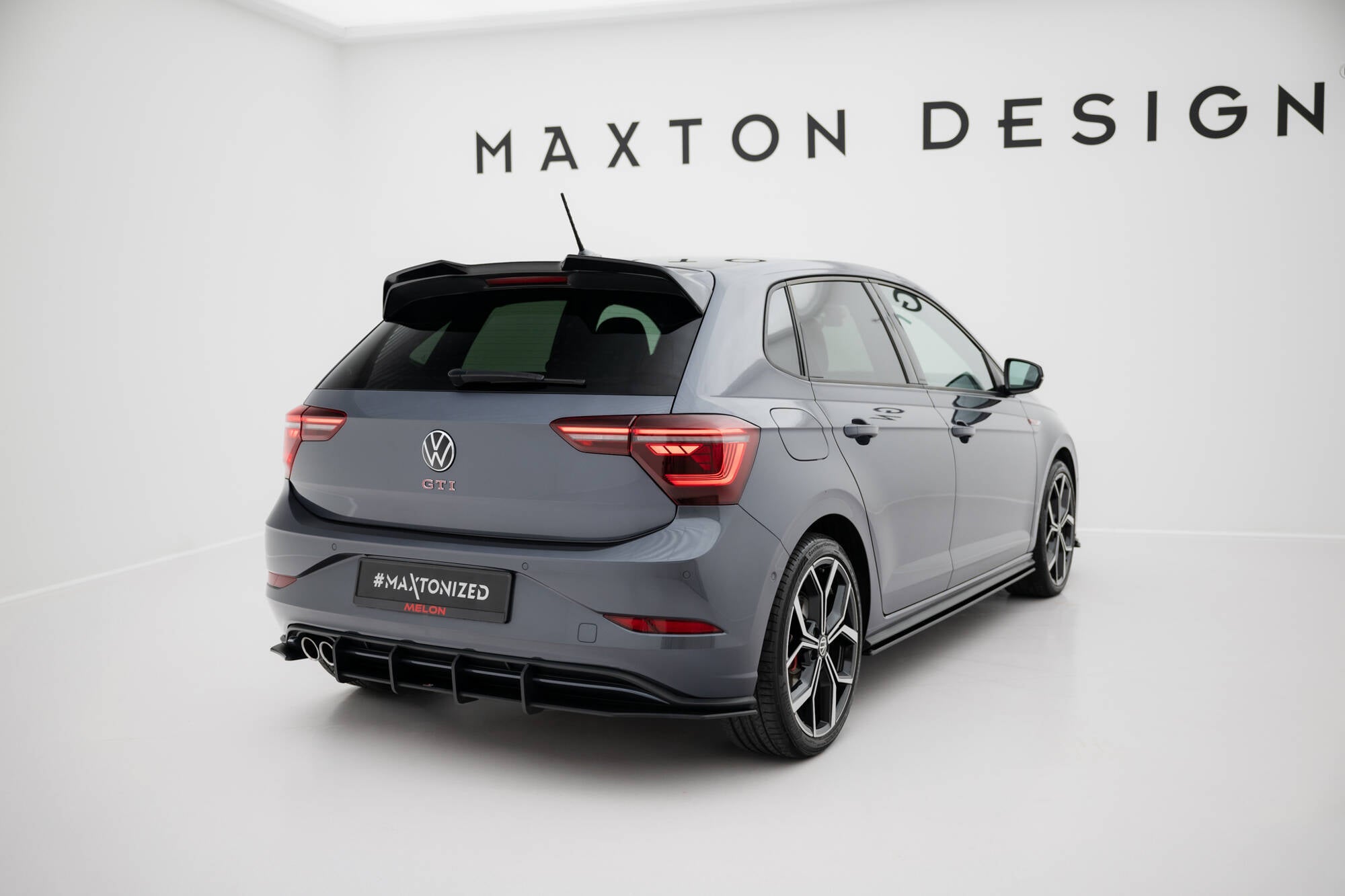Maxton Design - Street Pro Diffusor für VW Polo GTI Mk6 Facelift - Aerowerk.