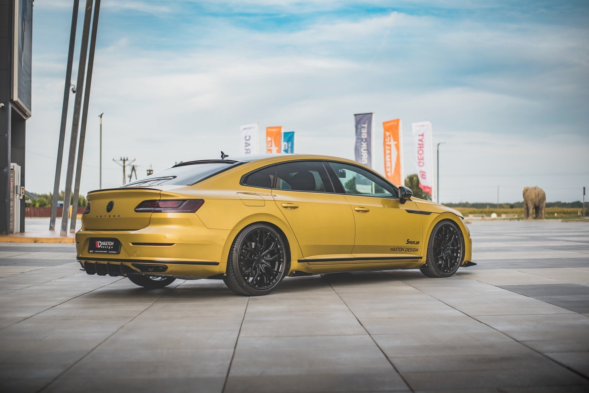 Maxton Design - Street Pro Diffusor Heck Ansatz +Flaps für Volkswagen Arteon R - Line - Aerowerk.
