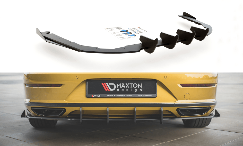 Maxton Design - Street Pro Diffusor Heck Ansatz + Flaps für VW Arteon R - Line - Aerowerk.