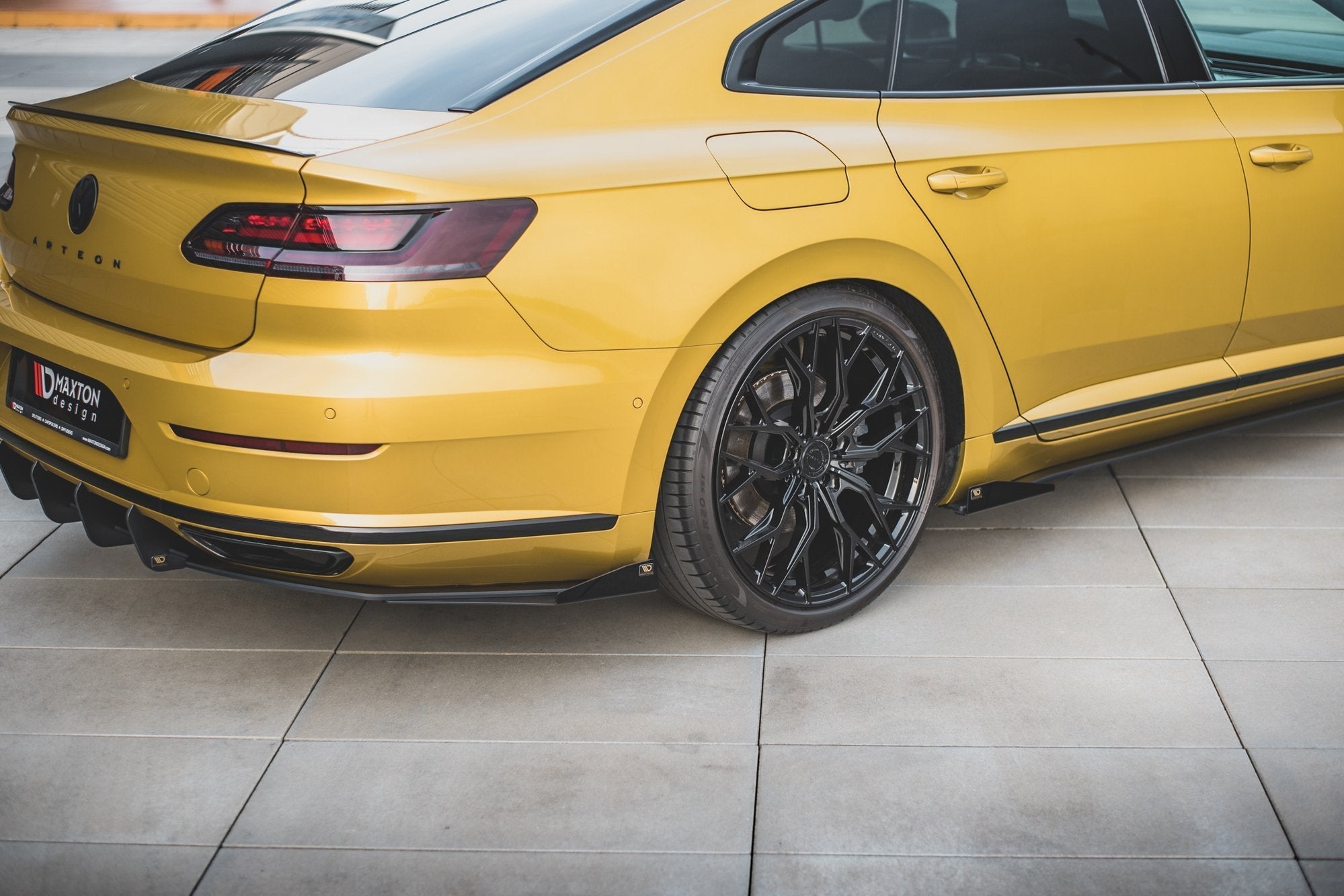Maxton Design - Street Pro Diffusor Heck Ansatz + Flaps für VW Arteon R - Line - Aerowerk.
