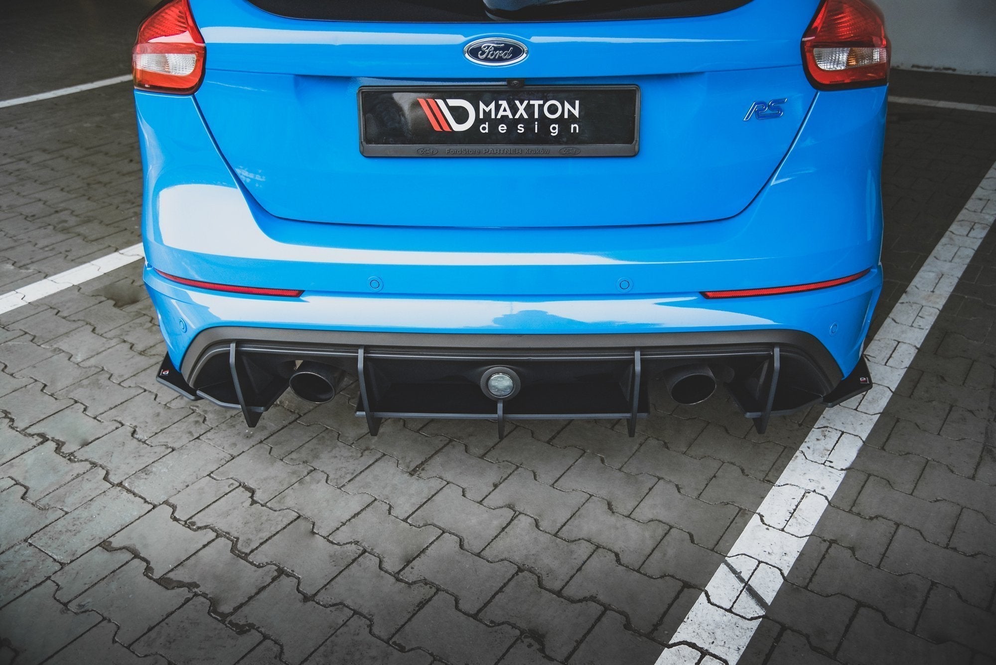 Maxton Design - Street Pro Diffusor V1 für Ford Focus RS Mk3 - Aerowerk.