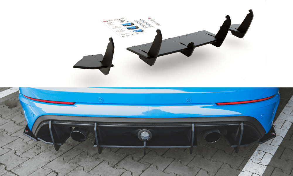 Maxton Design - Street Pro Diffusor V1 für Ford Focus RS Mk3 - Aerowerk.