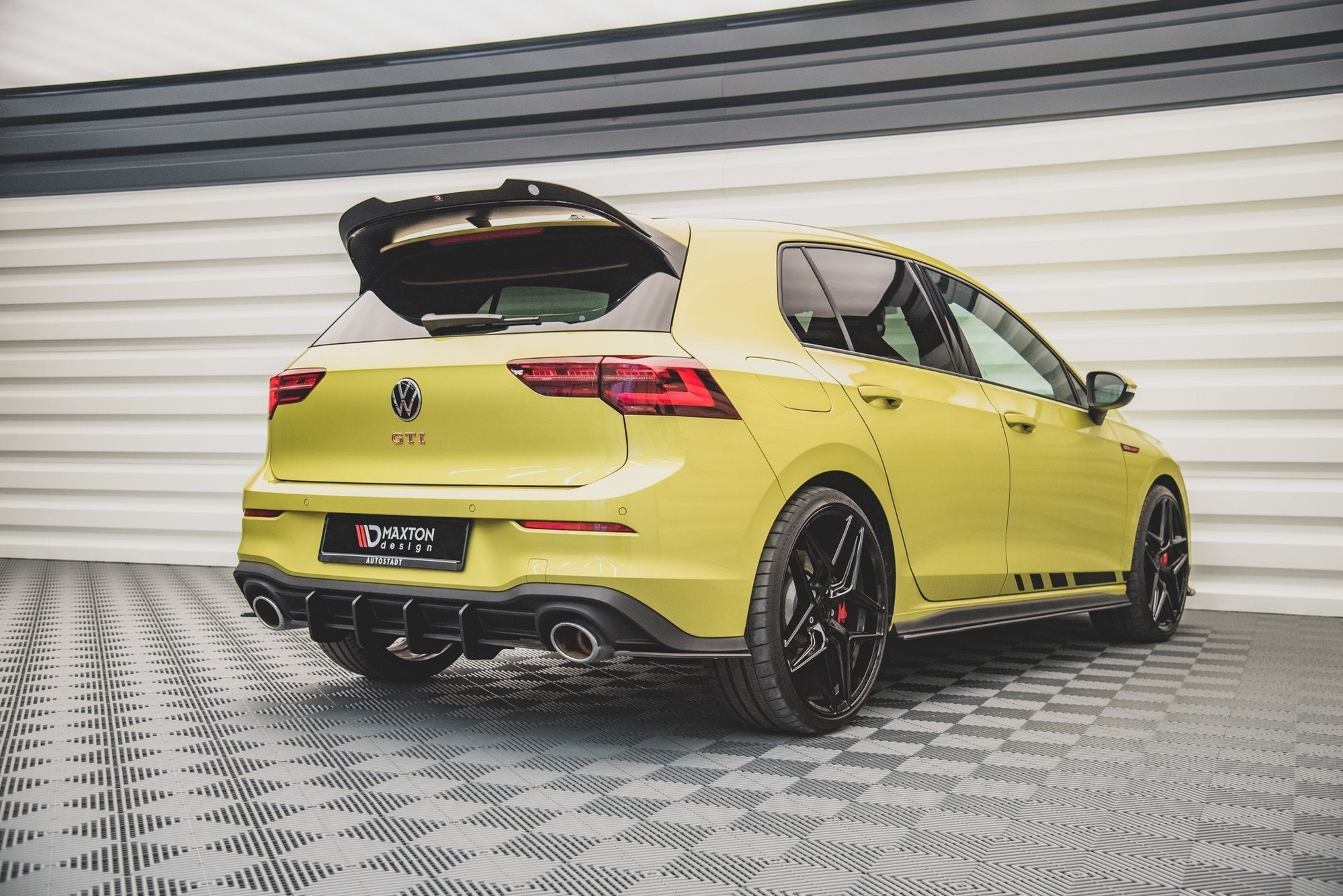 Maxton Design - Street Pro Diffusor V1 für Volkswagen Golf GTI Clubsport Mk8 - Aerowerk.