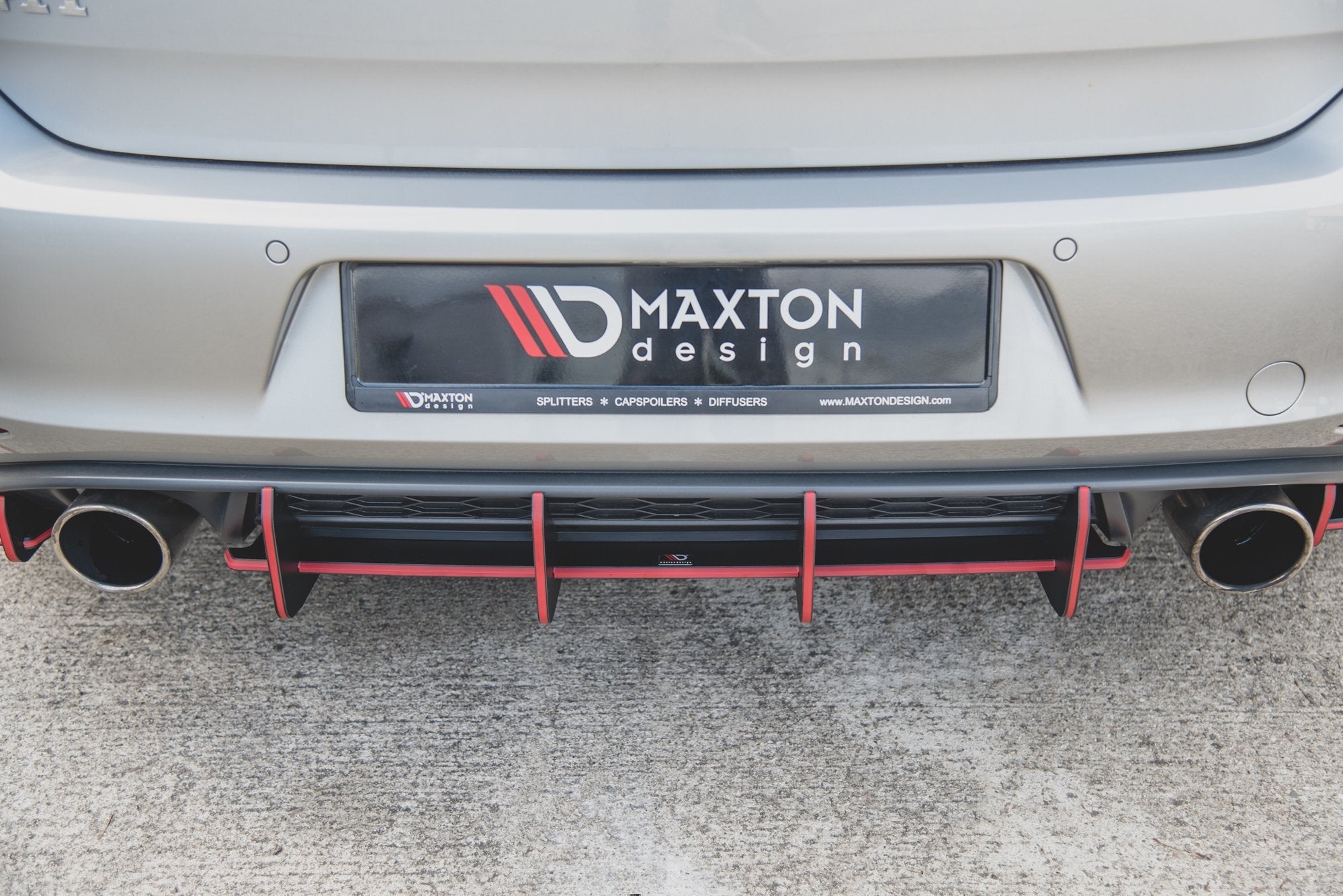 Maxton Design - Street Pro Diffusor V1 für VW Golf 7 GTI - Aerowerk.