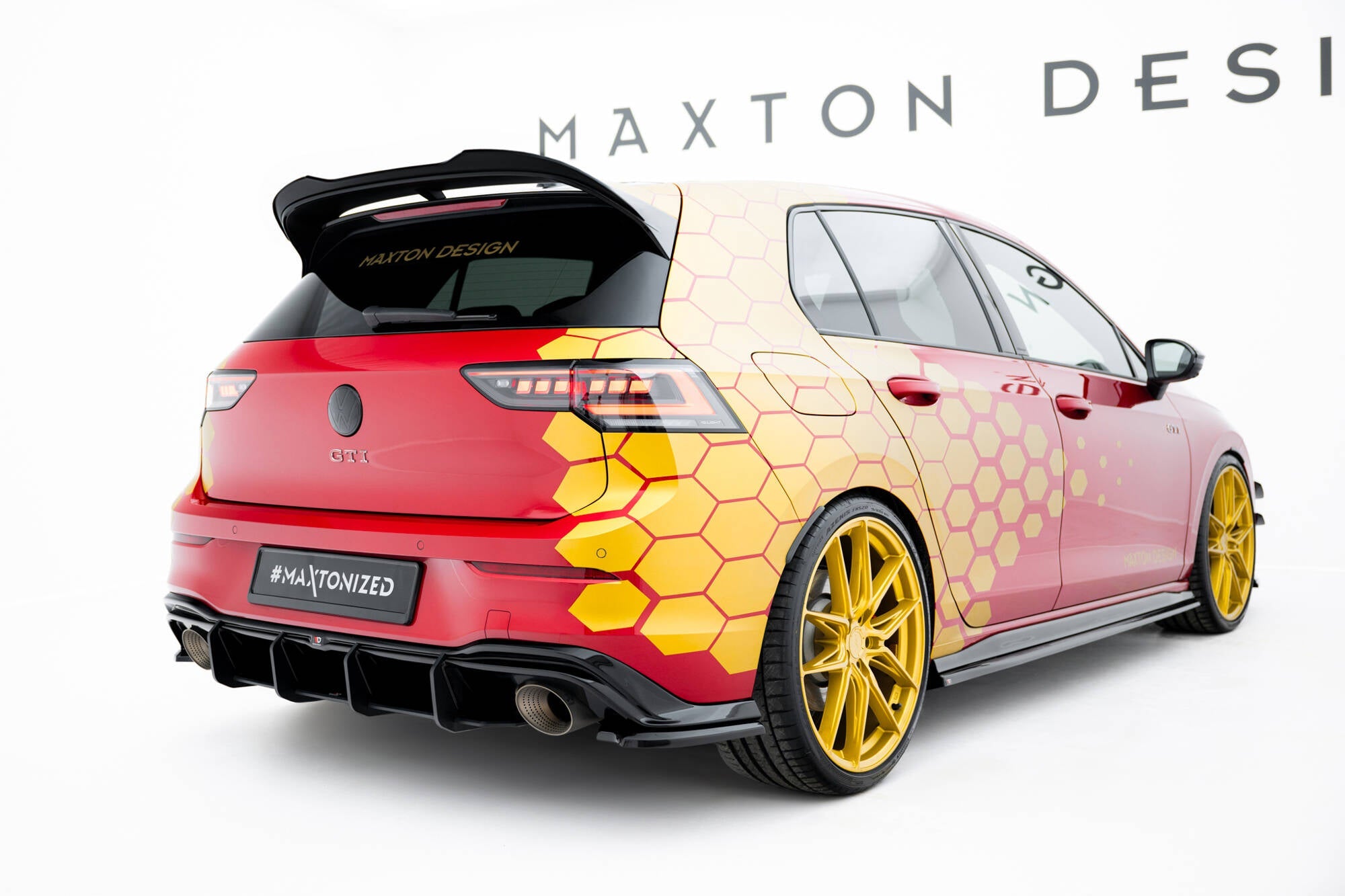 Maxton Design - Street Pro Diffusor V1 für VW Golf GTI Clubsport Mk8 Facelift - Aerowerk.