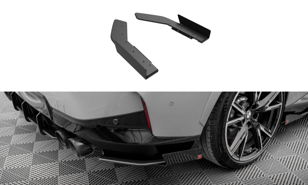 Maxton Design - Street Pro Flaps Heckansatz Diffusor + Flaps für BMW 2er Coupe M240i G42 - Aerowerk.