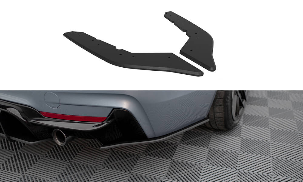 Maxton Design - Street Pro Flaps Heckansatz Diffusor für BMW 435i Coupe M - Paket F32 - Aerowerk.