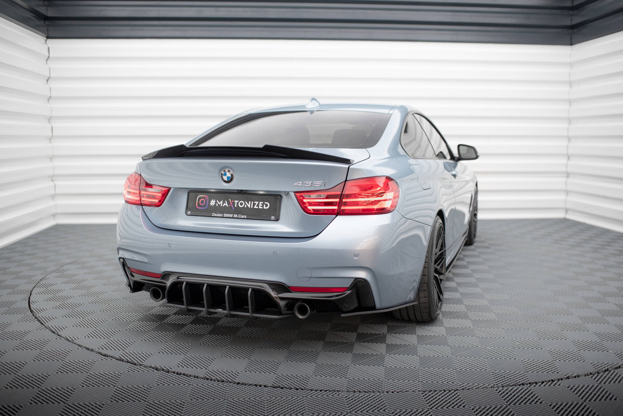 Maxton Design - Street Pro Flaps Heckansatz Diffusor für BMW 435i Coupe M - Paket F32 - Aerowerk.