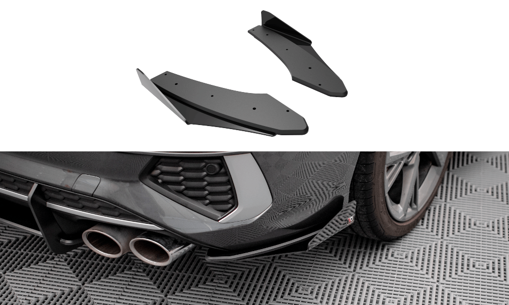 Maxton Design - Street Pro Flaps Heckansatz Flaps Heckansatz + Flaps für Audi S3 Limousine 8Y - Aerowerk.