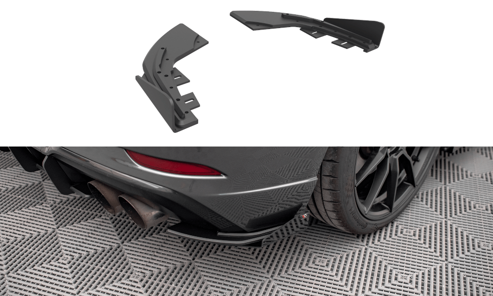 Maxton Design - Street Pro Flaps Heckansatz Flaps Heckansatz + Flaps für Audi S3 Sportback 8V Facelift - Aerowerk.