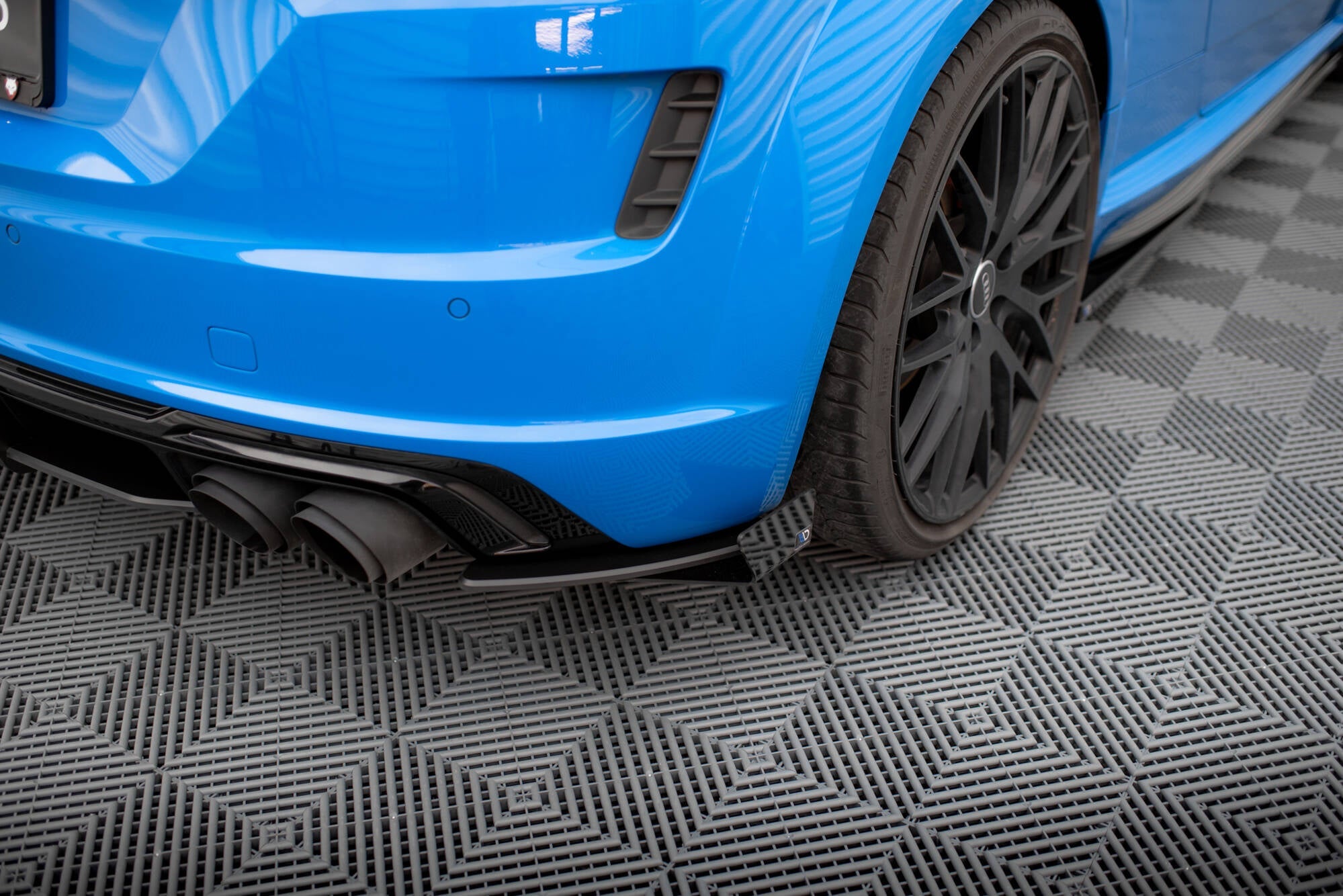 Maxton Design - Street Pro Flaps Heckansatz Flaps Heckansatz +Flaps für Audi TT S 8S Facelift - Aerowerk.