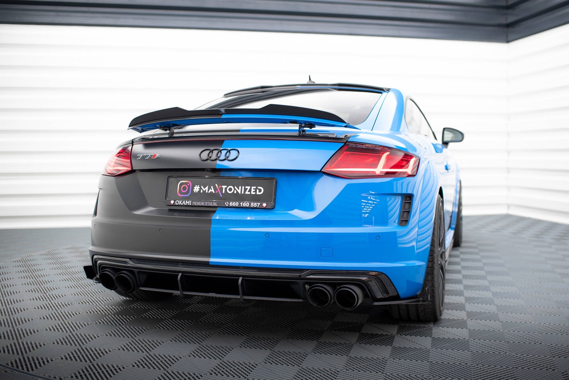 Maxton Design - Street Pro Flaps Heckansatz Flaps Heckansatz + Flaps für Audi TT S 8S Facelift - Aerowerk.