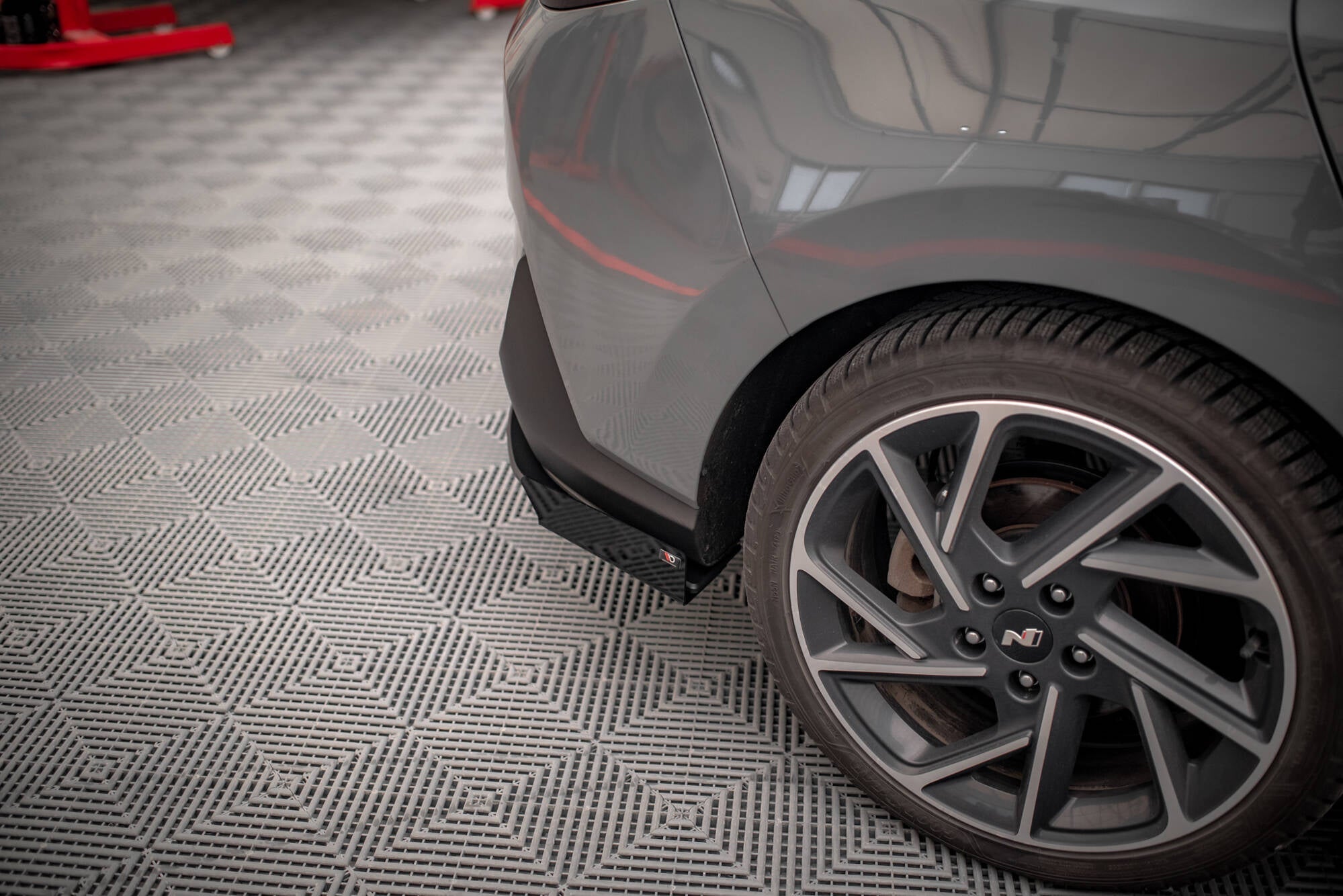 Maxton Design - Street Pro Flaps Heckansatz Flaps Heckansatz +Flaps für Hyundai I30 Fastback N - Line Mk3 Facelift - Aerowerk.