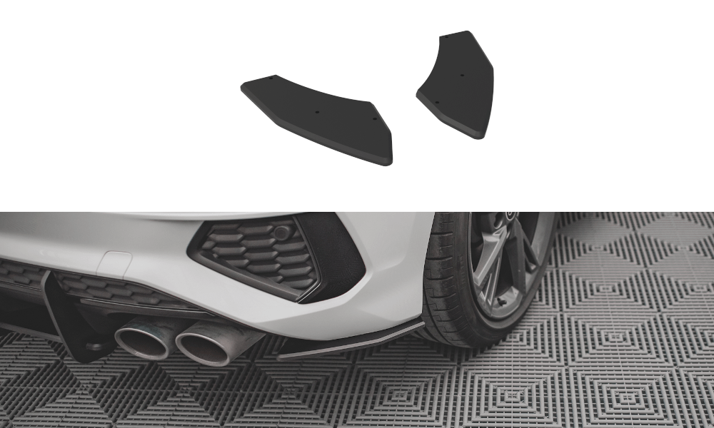 Maxton Design - Street Pro Flaps Heckansatz Flaps Heckansatz für Audi S3 Sportback 8Y - Aerowerk.