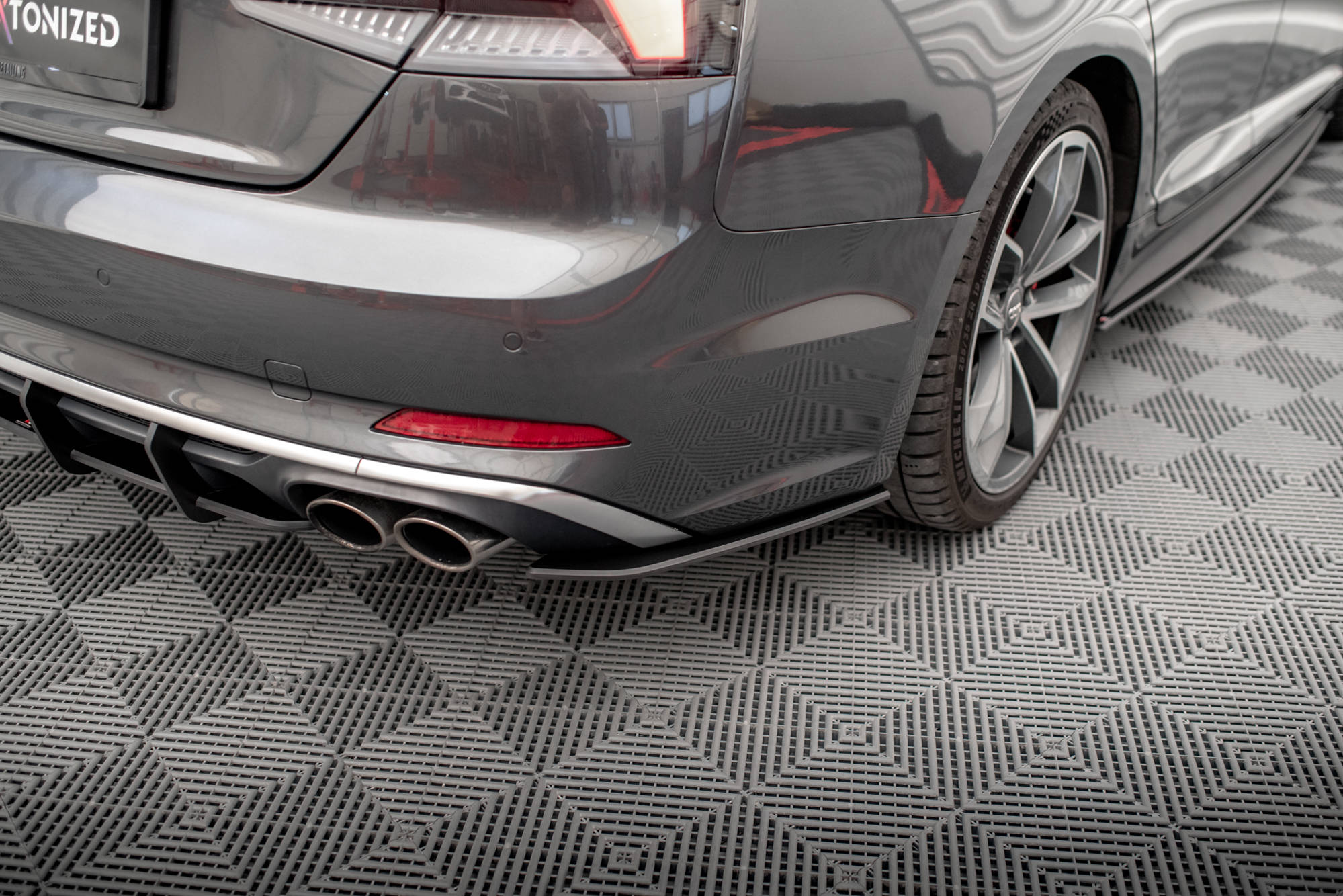 Maxton Design - Street Pro Flaps Heckansatz Flaps Heckansatz für Audi S5 Sportback F5 - Aerowerk.