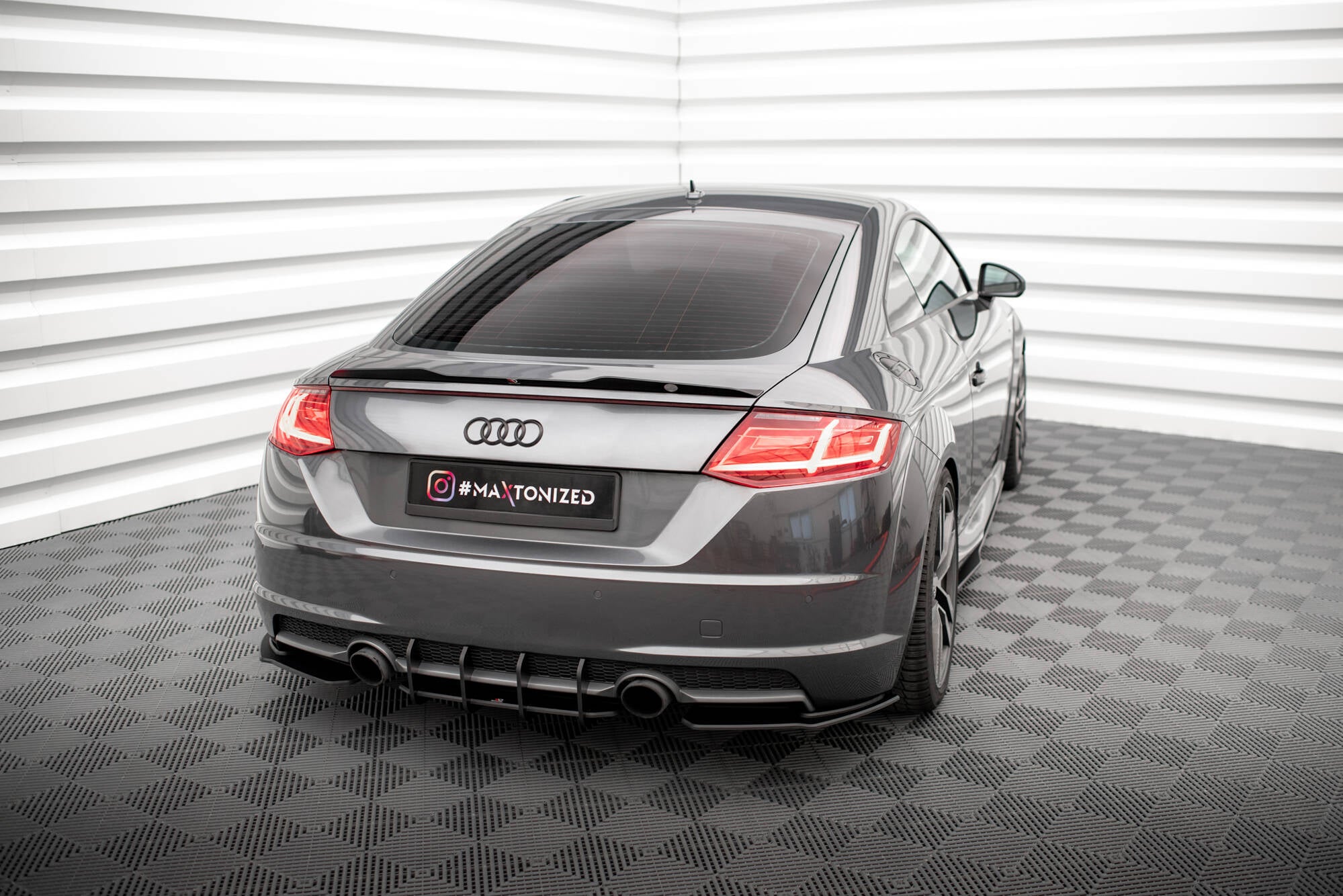 Maxton Design - Street Pro Flaps Heckansatz Flaps Heckansatz für Audi TT S - Line 8S - Aerowerk.