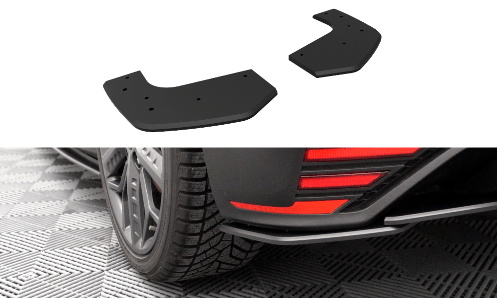 Maxton Design - Street Pro Flaps Heckansatz Flaps Heckansatz für Hyundai I20 N Mk3 - Aerowerk.