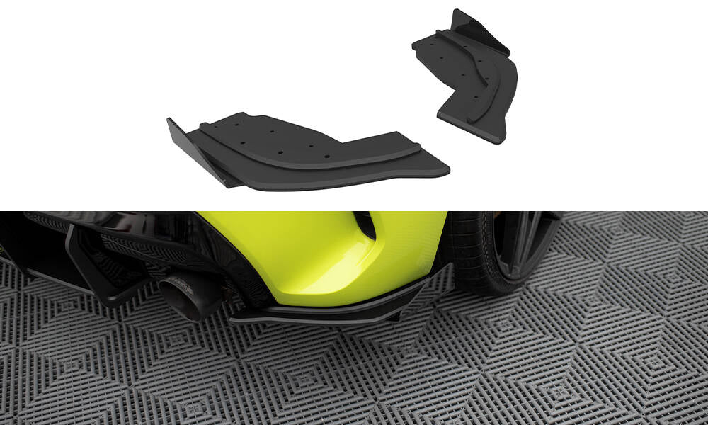 Maxton Design - Street Pro Flaps Heckansatz V.1 + Flaps für BMW 1er F40 M - Paket / M135i - Aerowerk.