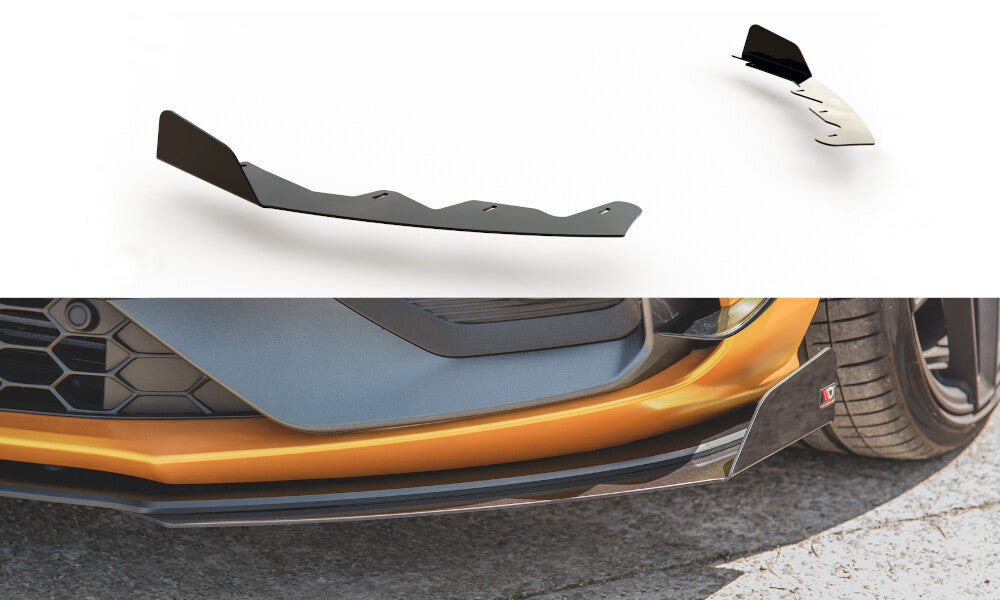 Street Pro Front Stoßstangen Flaps für Ford Focus ST / ST-Line Mk4 Flaps - Aerowerk.