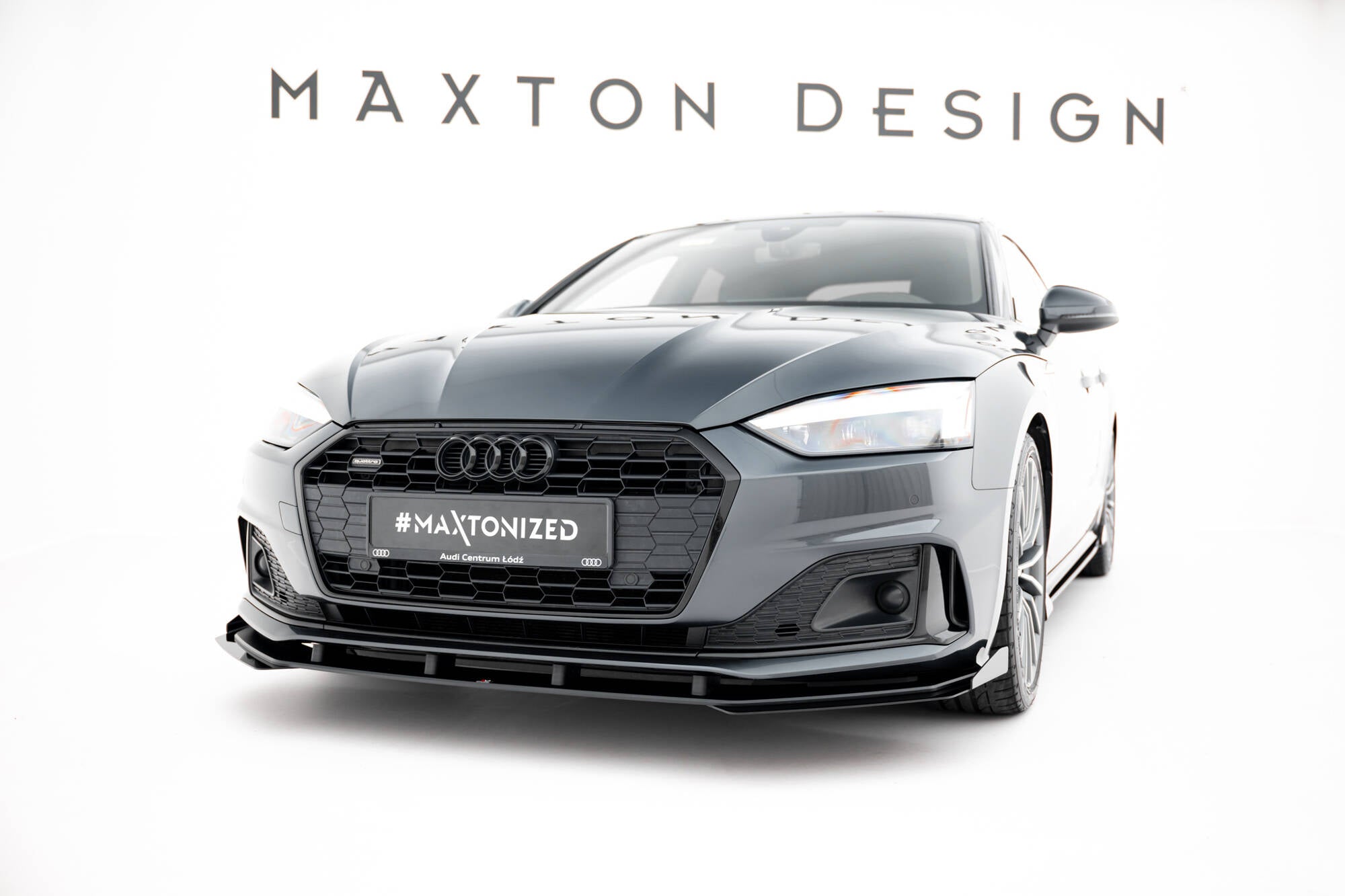 Maxton Design - Street Pro Frontlippe + Flaps für Audi A5 F5 Facelift - Aerowerk.