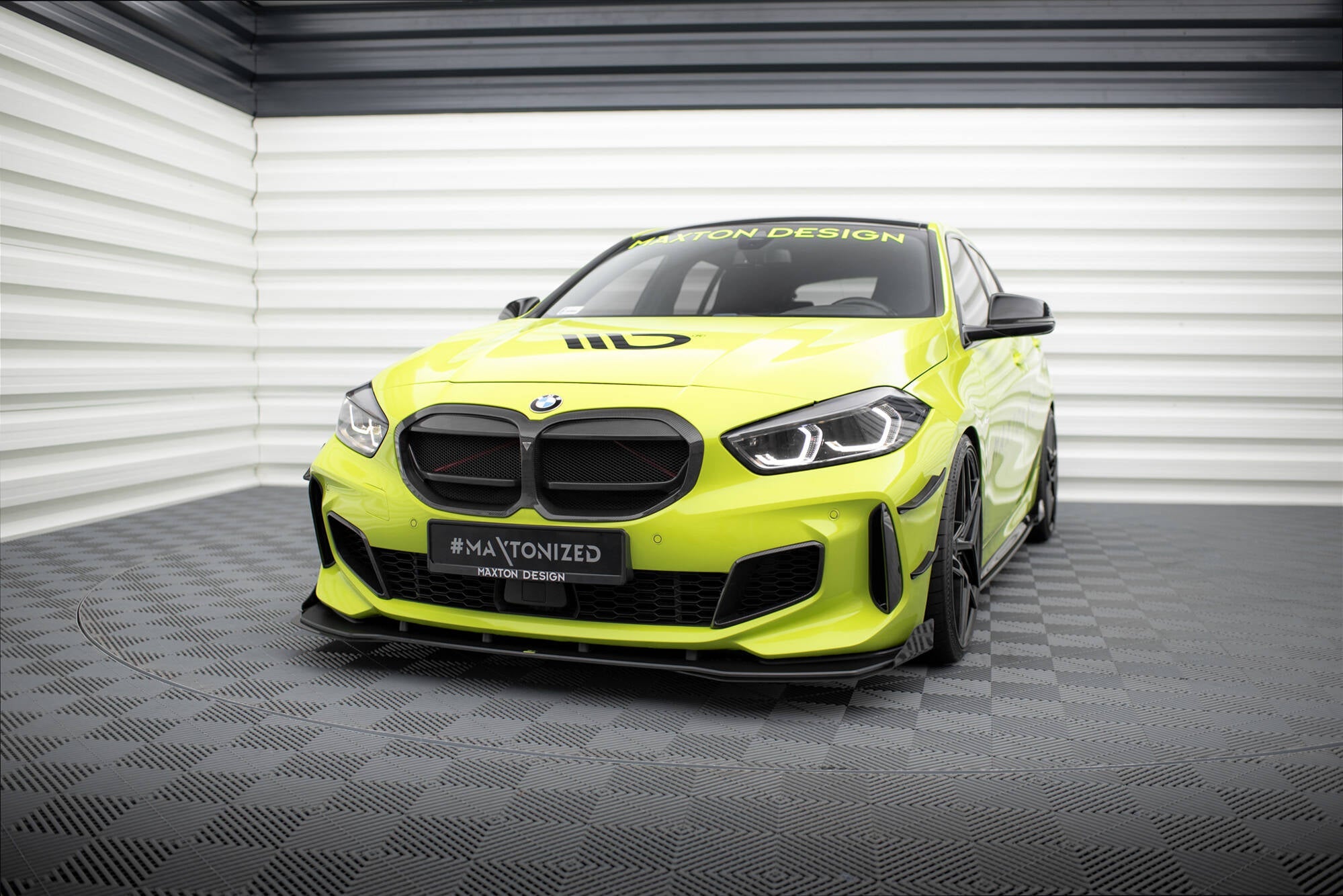 Maxton Design - Street Pro Frontlippe + Flaps für BMW 1er M - Paket / M135i / 128ti F40 - Aerowerk.