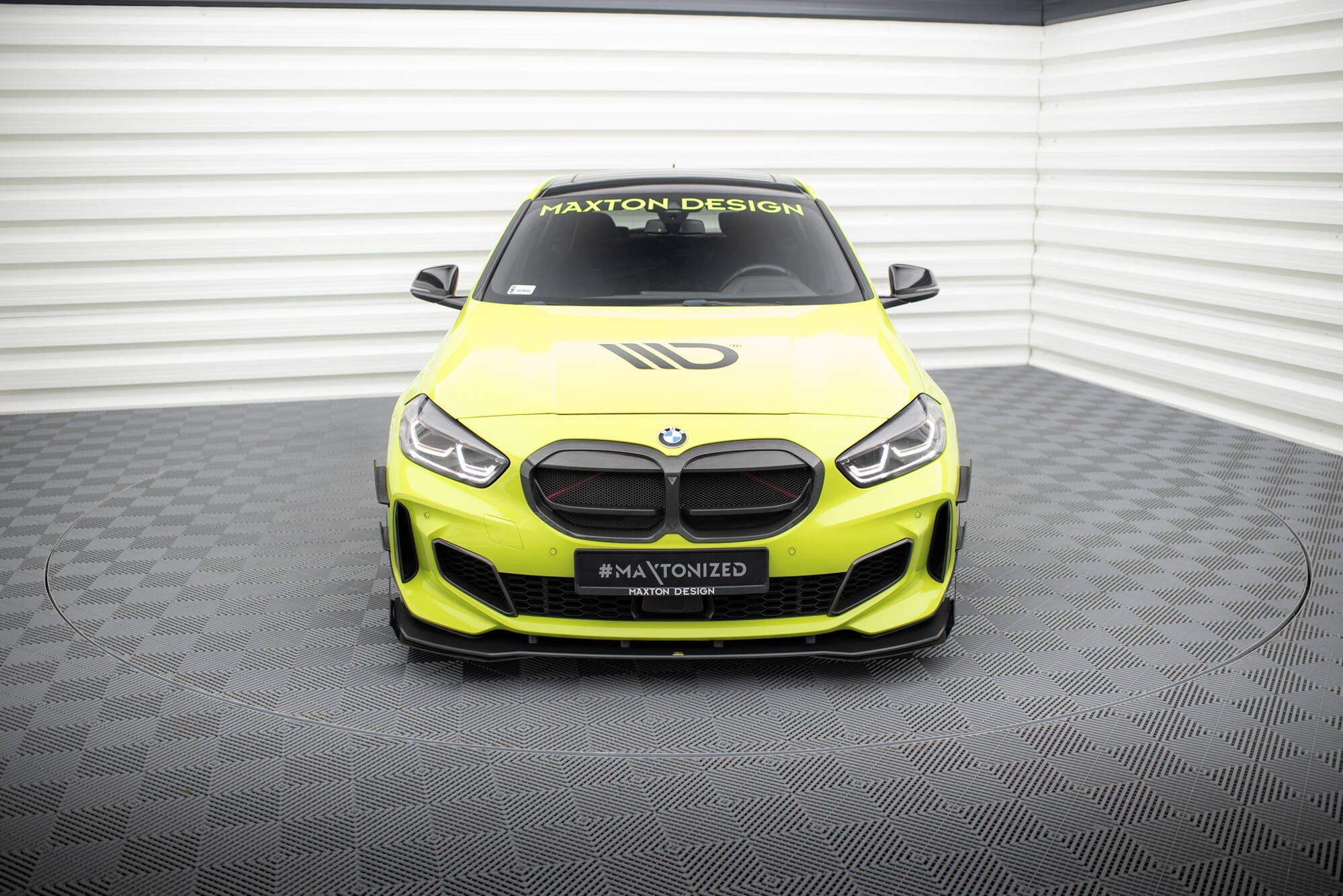 Maxton Design - Street Pro Frontlippe + Flaps für BMW 1er M - Paket / M135i / 128ti F40 - Aerowerk.