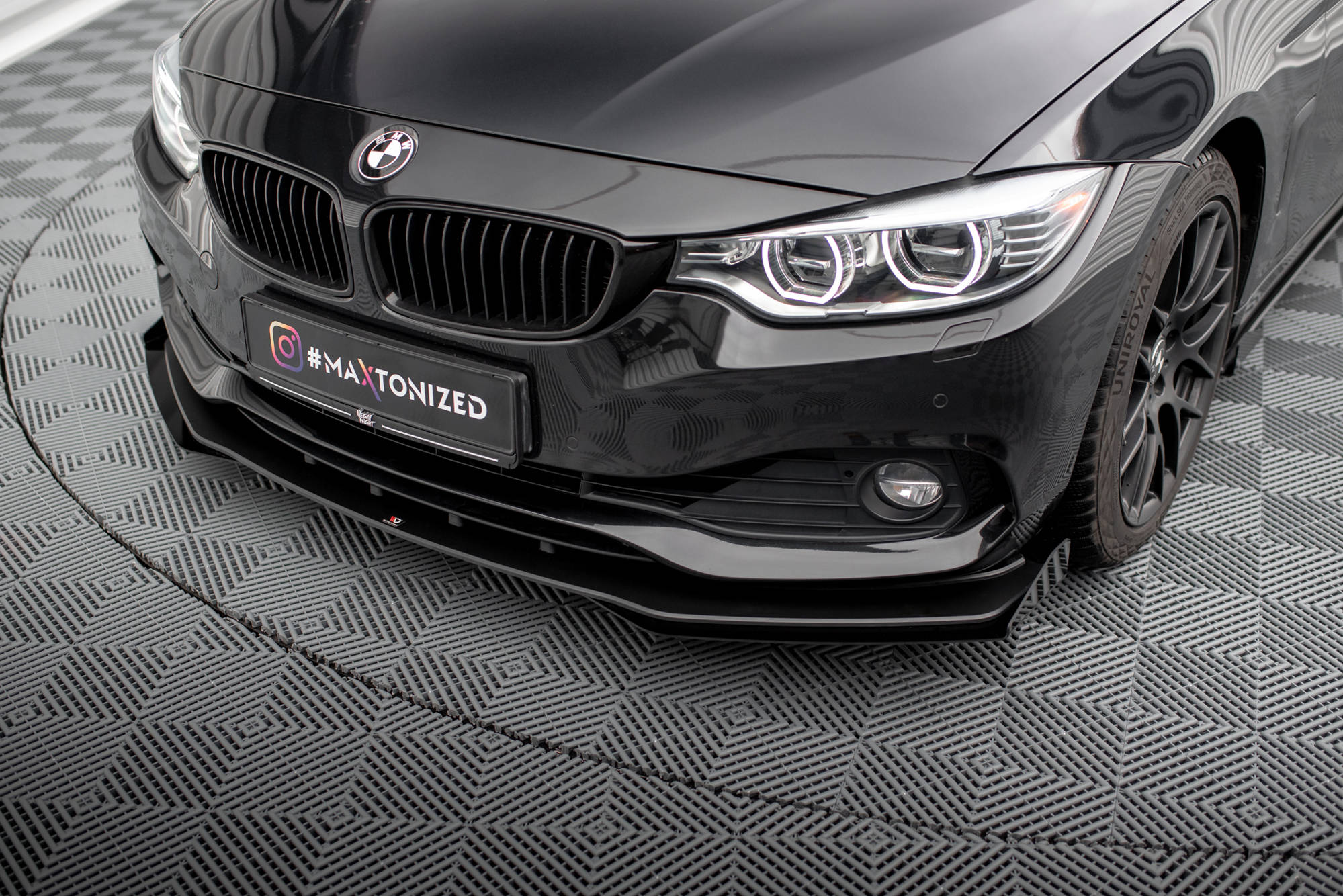 Maxton Design - Street Pro Frontlippe + Flaps für BMW 4er Gran Coupe F36 - Aerowerk.