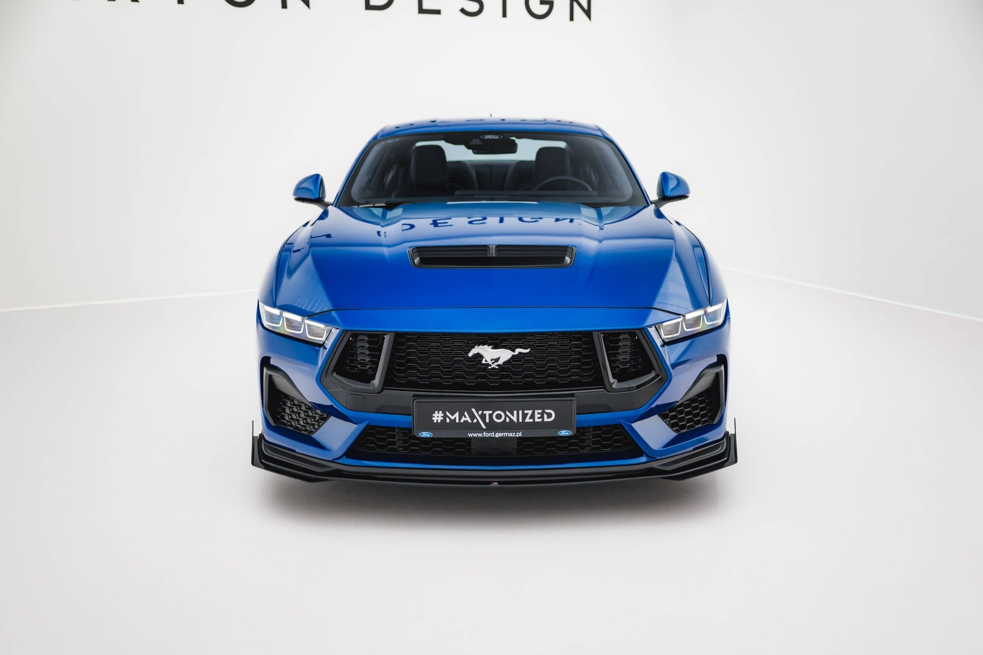 Maxton Design - Street Pro Frontlippe + Flaps für Ford Mustang GT Mk7 - Aerowerk.
