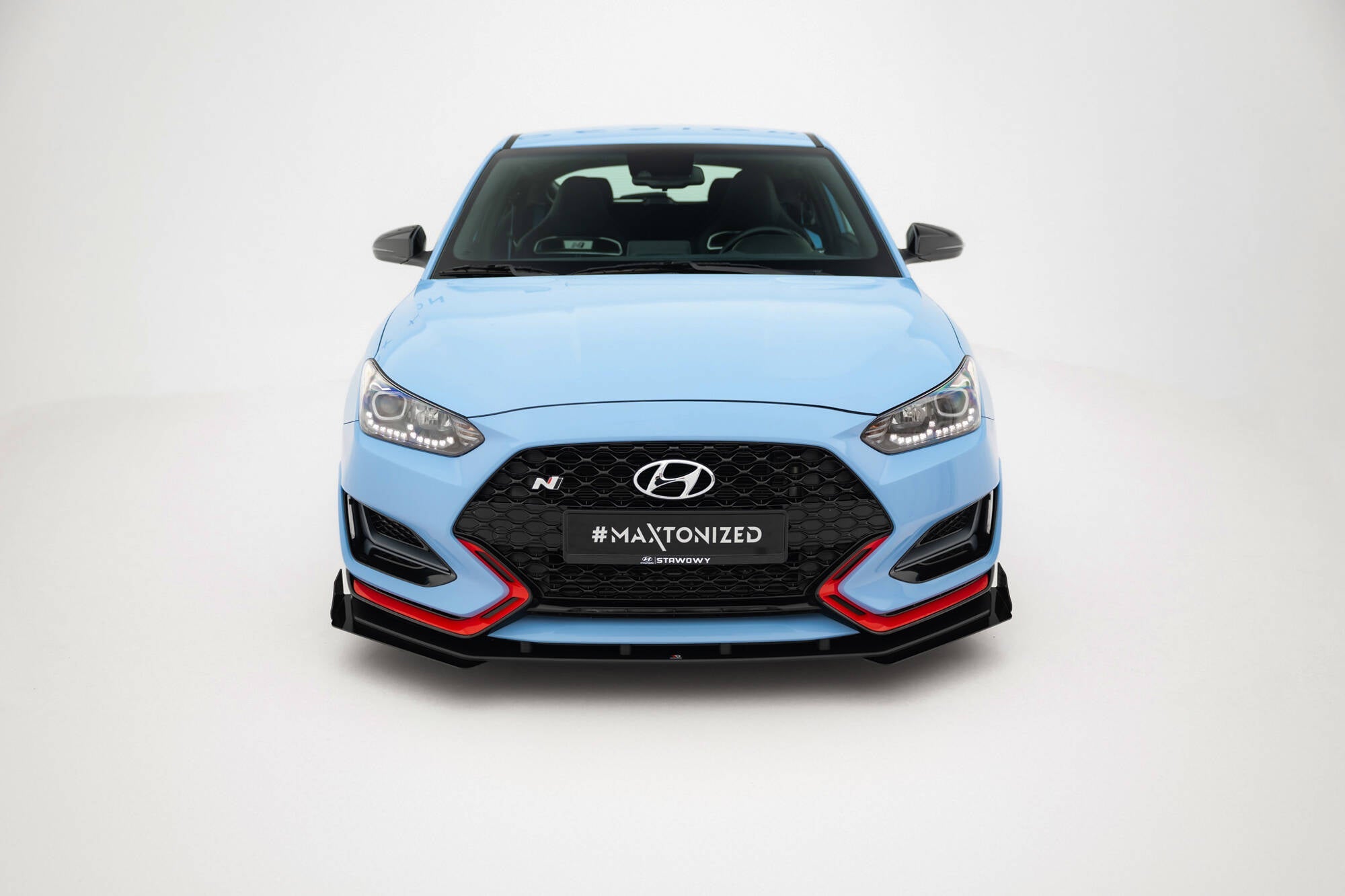 Maxton Design - Street Pro Frontlippe + Flaps für Hyundai Veloster N Mk2 - Aerowerk.