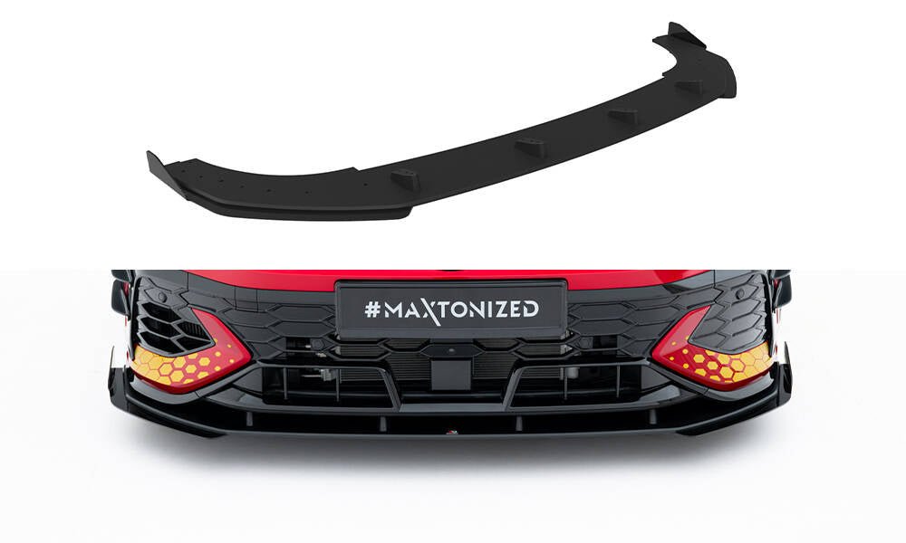 Maxton Design - Street Pro Frontlippe + Flaps für VW Golf GTI Clubsport Mk8 Facelift - Aerowerk.